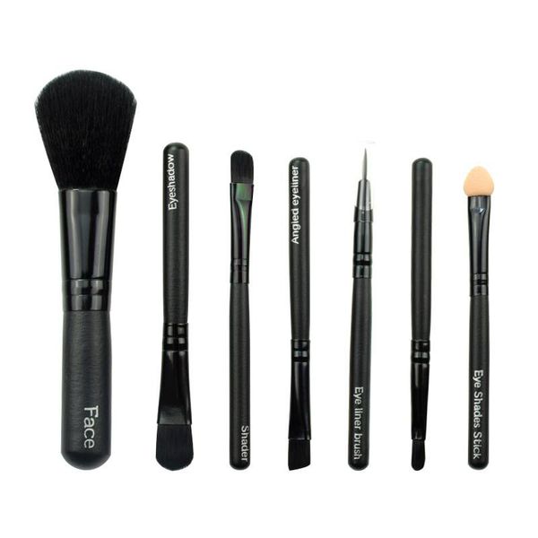

makeup brushes set tools 7pcs mini portable cosmetic makeup brush set cartoon kitty make up brushes kit mini cute portable makeup brush