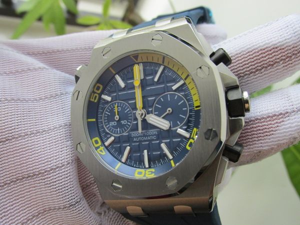 

42 ММ КРАСОЧНЫЕ ХРОНОГРАФ CHRONO КВАРЦЕВЫЕ ИЛИ АВТОМАТИЧЕСКИЙ ВАРИАНТ МУЖСКИЕ ЧАСЫ Р