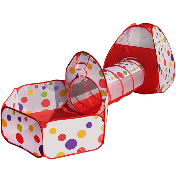 

3in 1kids палатка pipeline ползучая огромный game play house baby играть yard ball pool крытый младенца playpen tienda корралито