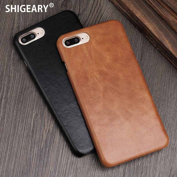 

6 S чехол для Iphone X чехол из натуральной кожи чехлы для Iphone 6 S 7 плюс задняя крышка ре