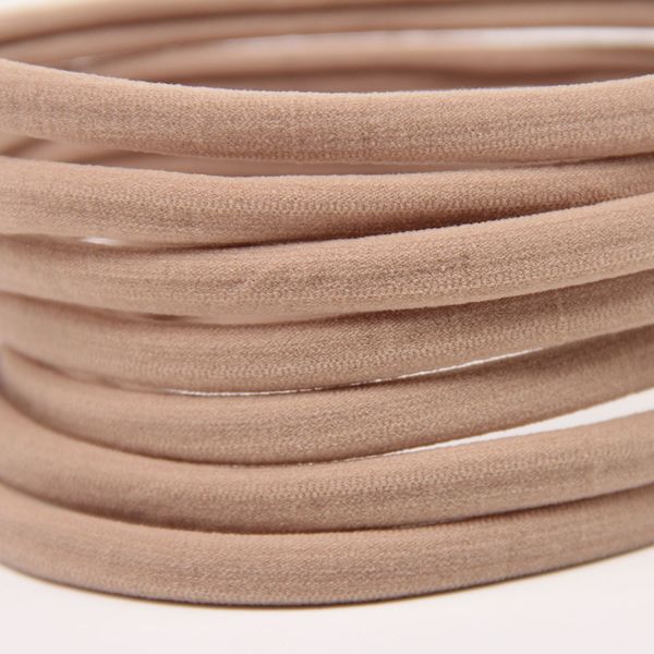

12 colors available baby girls nylon headbands, tan nude nylon hair band baby hairband,nylon elastic headbands bulk,soft thin supply hair ac, Slivery;white