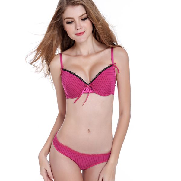 

wholesale-[plus size] new arrived women bra brief sets luxury lace push up bra set women underwear set girl lingerie set a b c d cup, Red;black