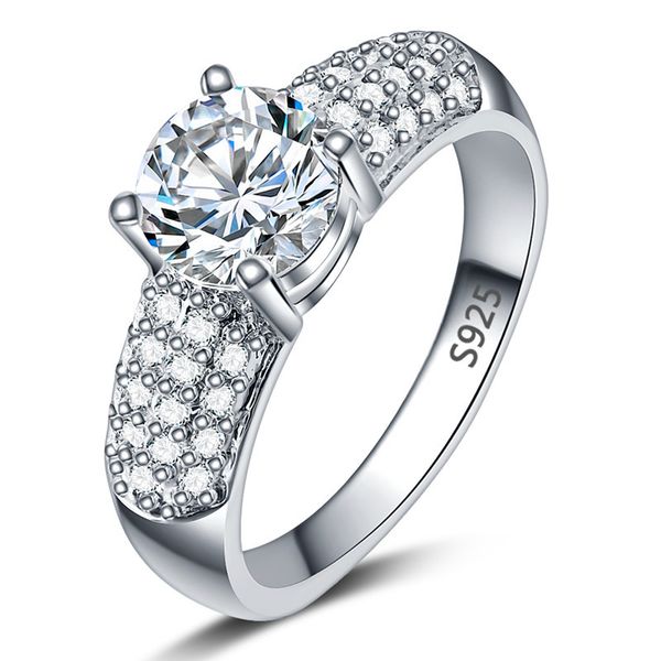 

europe and america explosion ring, female micro set zircon lovers ring, Golden;silver