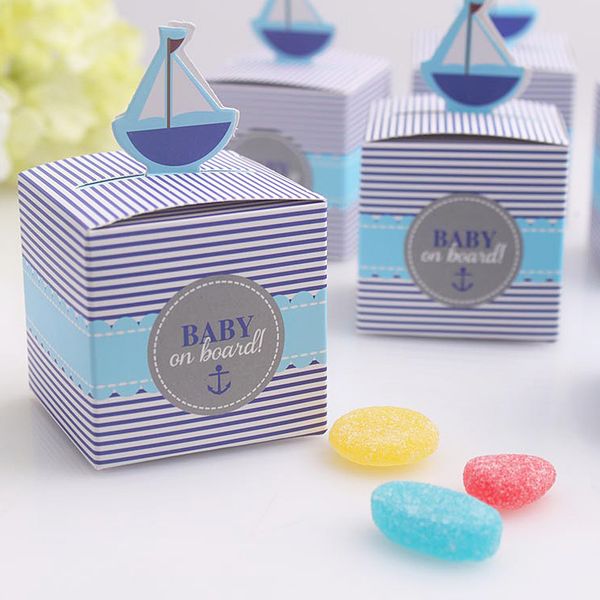 

50pcs BABY on Board Candy Box Baby Shower Boy Birthday Party Chocolate Box Unique and Beautiful Design