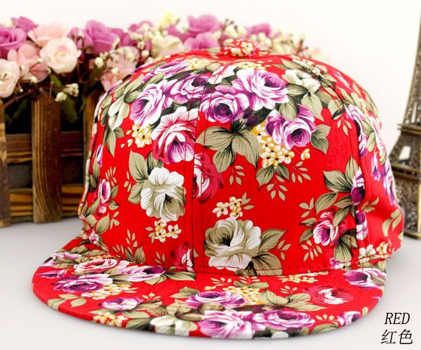 

flower snapbacks hats hiphop flower snapbacks fashion caps hiphop adjustable cap street popular, Blue;gray