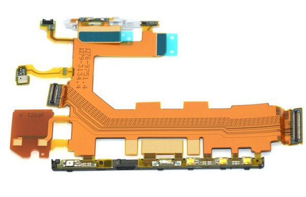 100% novo cabo flexível de alta qualidade OEM com botões de câmera de volume para Sony Z1 L39h Z2 D6502 d6503 Z3