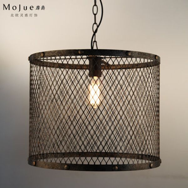 E27 Loft Control Retro American Restaurant Bar Bedroom E27 Loft Control Retro American Restaurant Bar Bedroom Living Room Chandelier Wrought Iron Pot