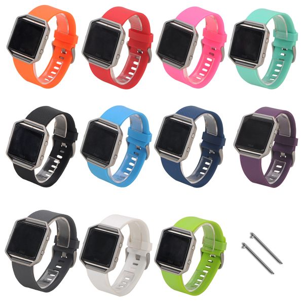 

Cheapest Silicone Rubber Watchband for Fitbit Blaze Smart Fitness Watch Strap Band Quick Release Loop Wrist Belt Bracelet