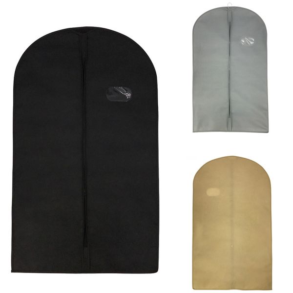 

100*60cm durable nonwovens clothes dust cover suit dress garment coat storage bag wholesale