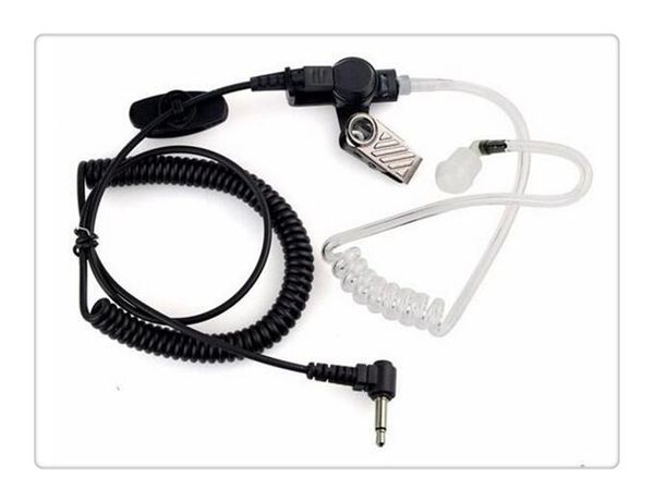 

spring line listen only transparent flexible acoustic tube earpiece 3.5mm jack