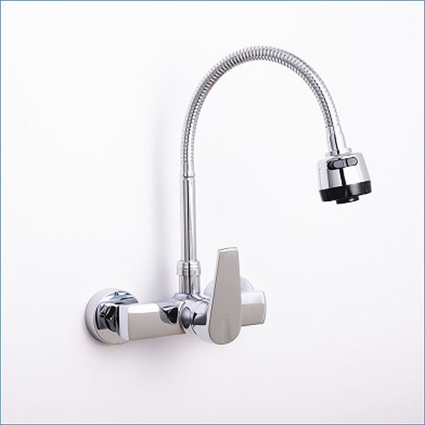 2020 Wall Mount 2 Hole Brass Kitchen Faucet Kitchen Hot And Cold Mixer Tap J14769 From Janowang 45 5 Dhgate Com