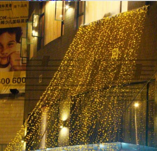 4mx4m Led Christmas Lights String 512 Led Waterfall Curtain Light