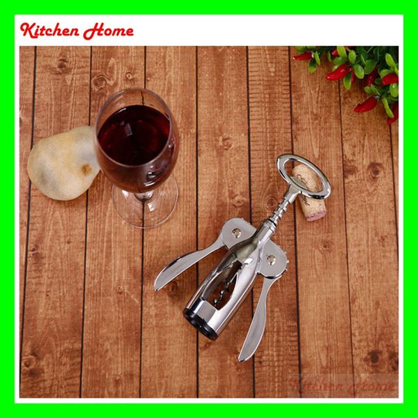 

zinc alloy vintage wine opener red wine corkscrew wing shaped winged bottle cock puller kitchen tools