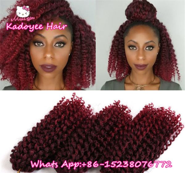 2020 Hot Sell 8inch Mali Bob Marley Curly Twist Soft Crochet