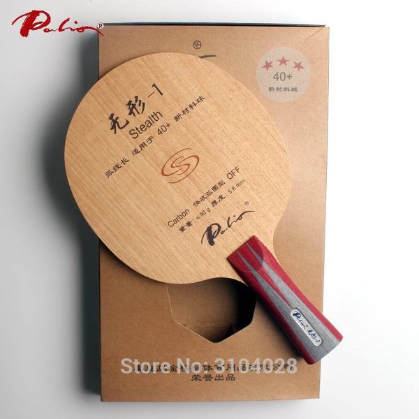 

wholesale- palio official stealth-1 stealth 01 table tennis blade fast attack with loop good control racquet sports