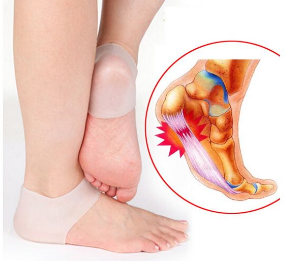 Silikon Fuß Rissige Pflege Werkzeug Feuchtigkeitsspendende Gel Ferse Socken Rissige Hautpflege Protector Pediküre Gesundheit Monitore Massagegerät