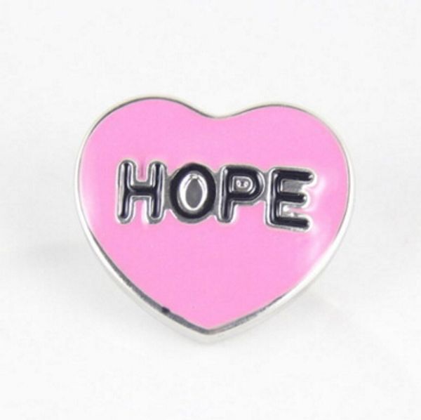 

новое поступление diy очарование кнопка оснастки noosa розовое масло надежда в форме сердца кнопка сменная кнопка аксессуары noosa кусочки к