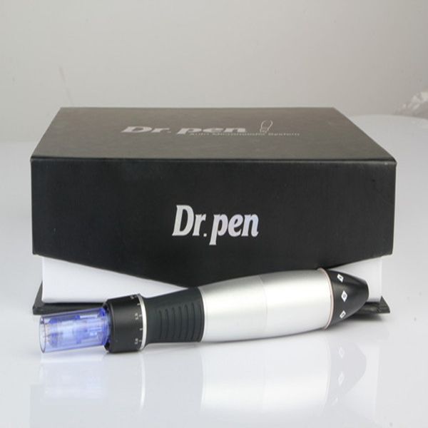 

new arrival electric derma pen dr.pen stamp auto micro needle roller with 2pcs 12 needles cartridges
