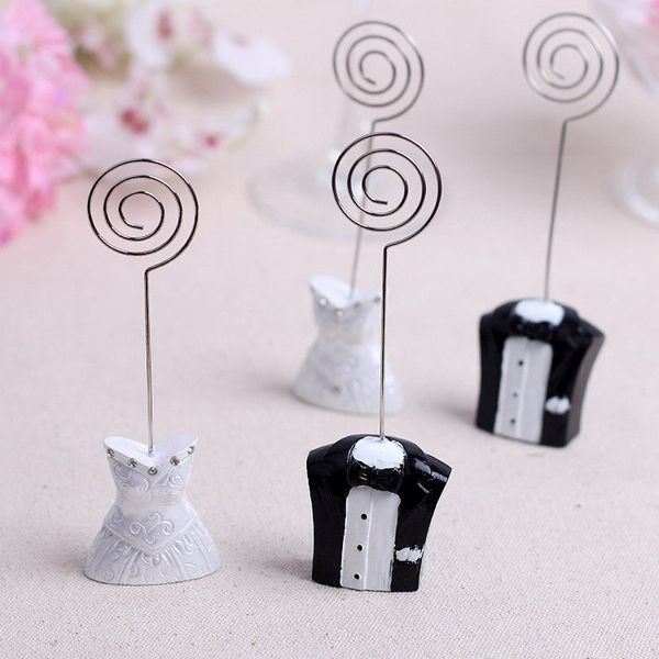 

other wedding favors bride and groom place card holder table number seat clip
