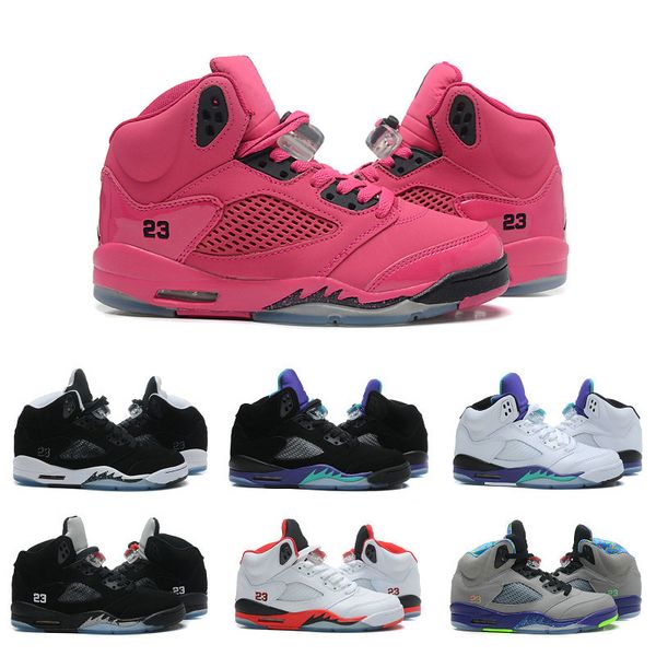 

drop shipping wholesale basketball shoes men women 5 v sneakers boots authentic discount fashion outdoor sports shoes size 5.5-12, White;red