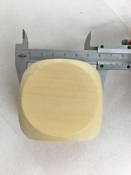 60mm Grandi dadi di legno Vuoti Dadi per scopi speciali Divertenti Giocattoli di elaborazione fai-da-te Cubo Gioco Intrattenimento Giocattolo educativo Alta qualità # B32