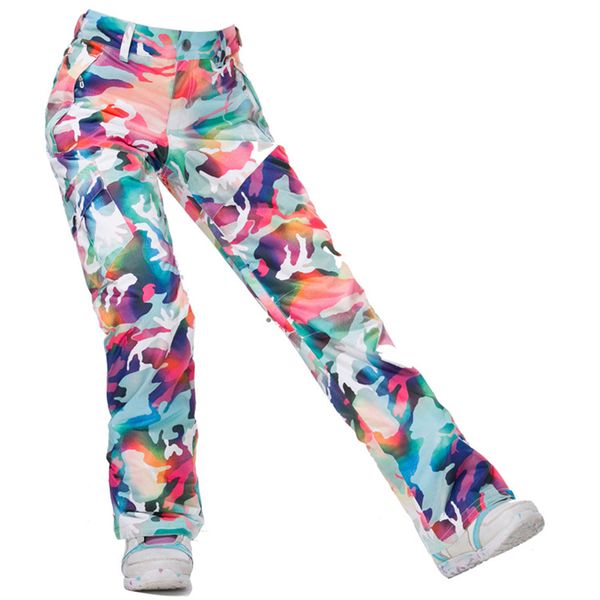 

wholesale- gsou snow brand waterproof ski pants women snowboard pants ski trousers windproof outdoor winter skiing snow pants
