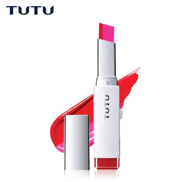 

makeup tutu lips makeup double color gradient lipstick 14 color gloss korea makeup lips cosmetic face make up waterproof famous brand