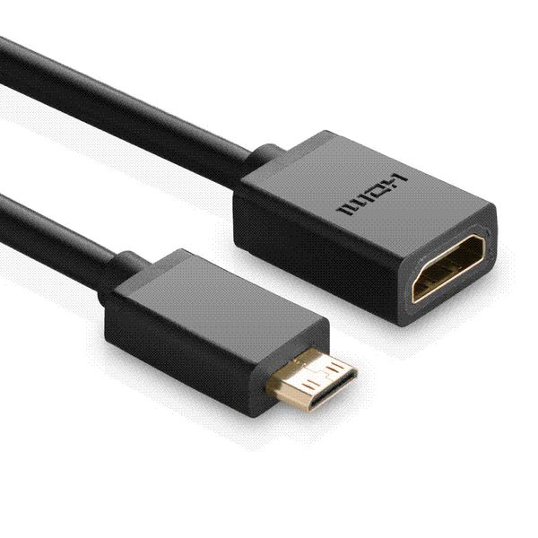 

Ugreen Mini HDMI тип C мужчина к HDMI женский тип A адаптер кабель M / F конвертер конвертер дл