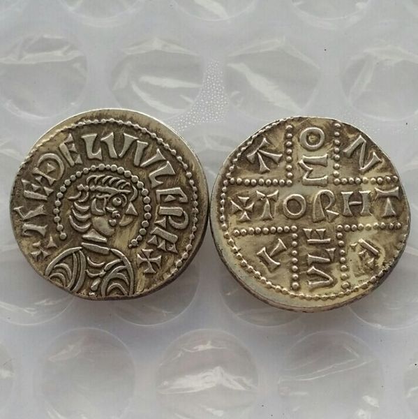 UK (01) Король Aethelwulf of Wessex 839-859 древняя Великобритания 1 Пенни Бесплатная доставка