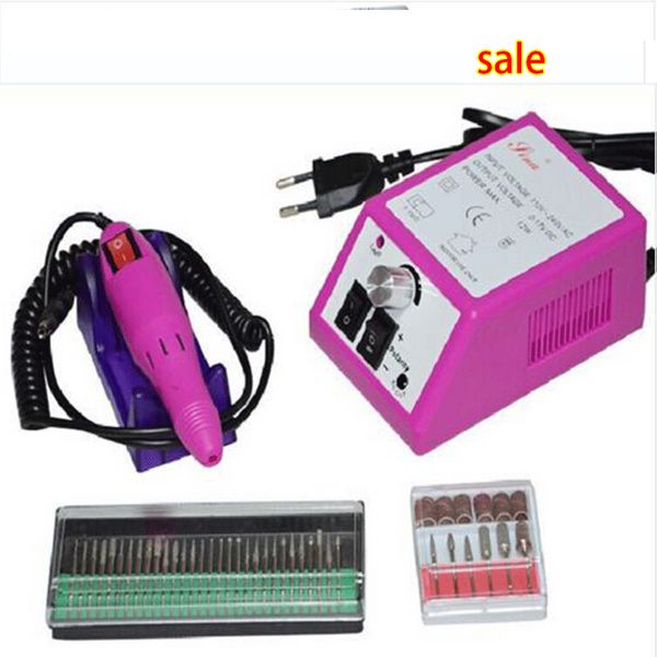 

профессиональный розовый электрический ногтей дрель маникюр машина с сверла 110 в-240 в(ес plug) простой в использовании бесплатная доставка