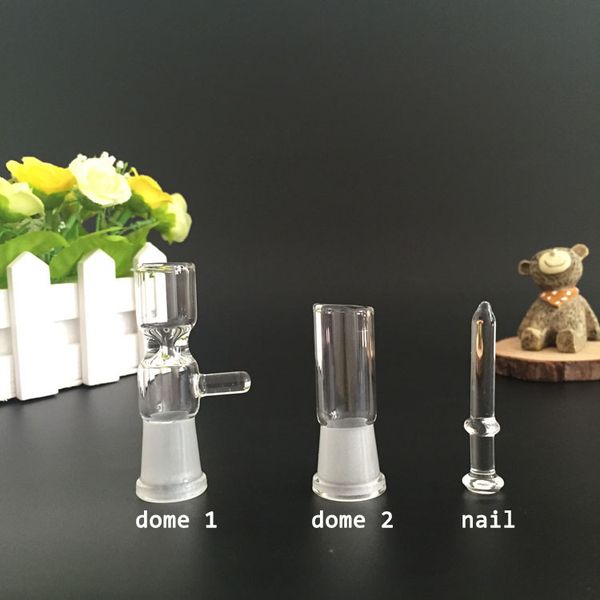 

Glass bongs accessories both 14.5mm or 18.8mm dome Smoking Accessories Glass Bong Parts Glass Bowl Use For Tobacco ash catcher