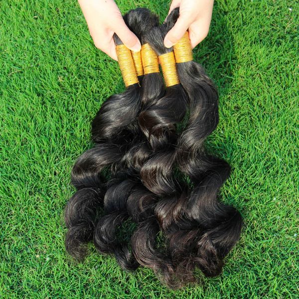 Wholesale Human Bulk Hair Extensions Unprocessed Indian Loose