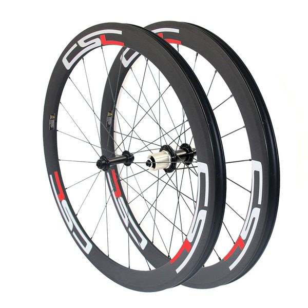 CSC U shape 25mm width 50mm Tubular carbon fiber road track bike rim bicycle rim