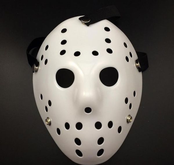 

2017 halloween white porous men mask jason voorhees freddy horror movie hockey scary masks for party women masquerade costumes