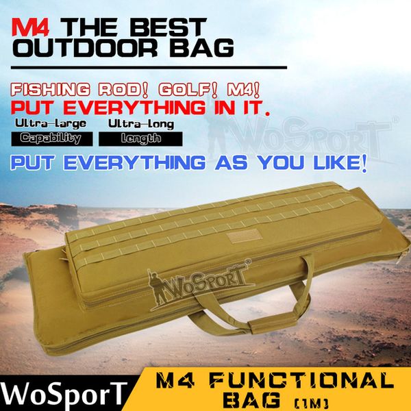 

wosport открытый тактический охотничий мешок war game тактическое снаряжение carry pack защитный чехол 100 см многофункциональные рюкзаки