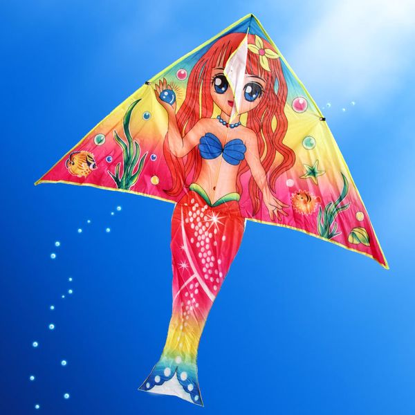 

wholesale- outdoor fun & sports diy kite painting kite accessories without handle line papalote classic toy a kite flying outdoor toys