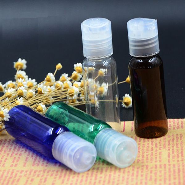 

20ml Portable PET Makeup Bottle Travel Refillable Empty Lotion Latex Bottle Color Cosmetic Containers 50pcs/lot FZ116