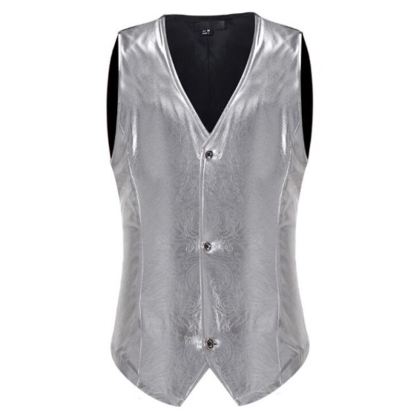 

new autumn/winter fashion foreign trade speed nightclubs wind hit men leisure splicing vest, Black;white