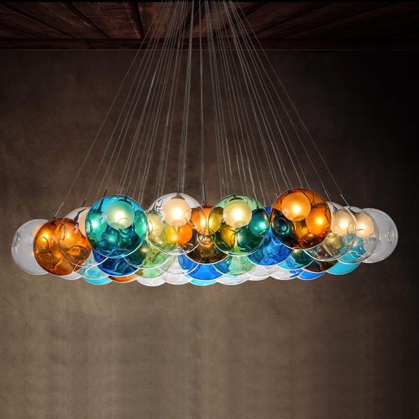 

modern glass ilde max pendant chandelier lamp suspension home decoration bedroom living dining room chandelier lights fixture g4
