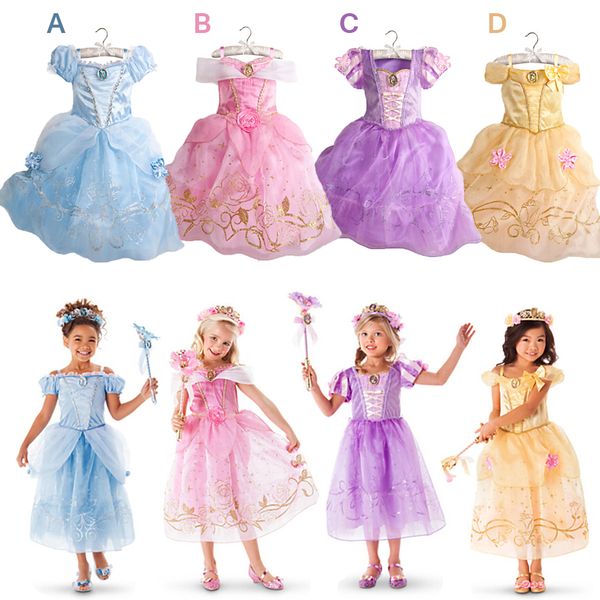 2019 New Girls Party Dresses Kids Summer Princess Dresses For