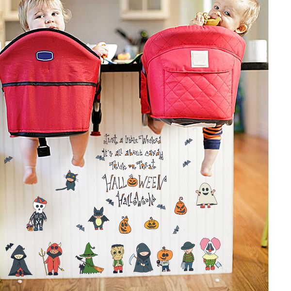 Compre Diy Decoracion De Halloween Pegatinas De Pared Para