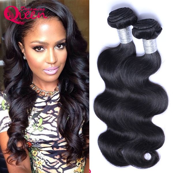 

brazilian virgin human hair weave 4 bundles unprocessed brazillian peruvian indian malaysian cambodian body wave remy hair extensions, Black