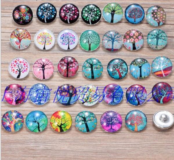 

life tree glass stone 18mm noosa buttons life tree ginger snap buttons for noosa chunk snaps bracelet necklace jewelry accessory