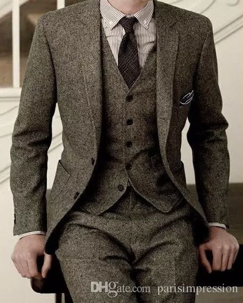 

slim fit tuxedo suits for groom 3 piece slim fit mens wedding prom dinner suits(jacket+pants+vest, Black;gray