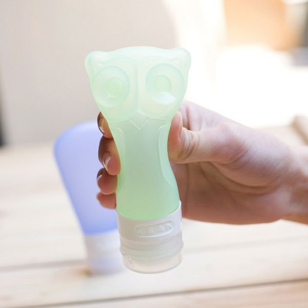 

tracel use silicone bath shampoo seperated bottle shower gel bath cream bottle 85ml bath accessary