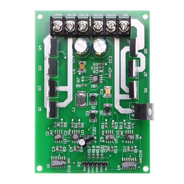

Freeshipping Dual Motor Driver Module Board H-bridge DC MOSFET IRF3205 3-36V 15A Peak30A мощность двигателя и время автон