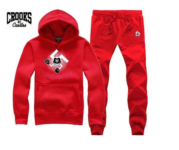 

5654g new autumn winter plus velvet print hoodie sweat pants sport suit (coat+pants) tracksuits, Gray