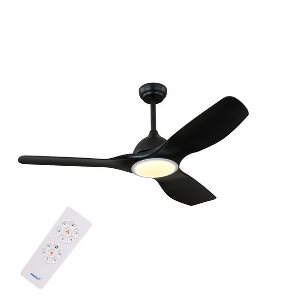 Designed Energy Saving 62 Inch 52 Inch F3051 Bk Ceiling Fan With