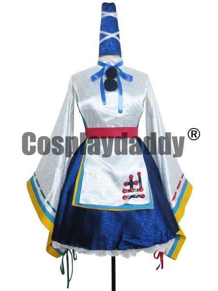 Touhou Project Ten Desires Mononobe no Futo Costume Cosplay Abiti Lolita M006