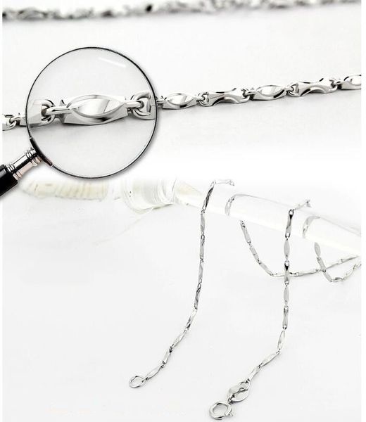 

10 шт./лот покрытием стерлингового серебра 925 женщин ожерелья ключицы форма безопа